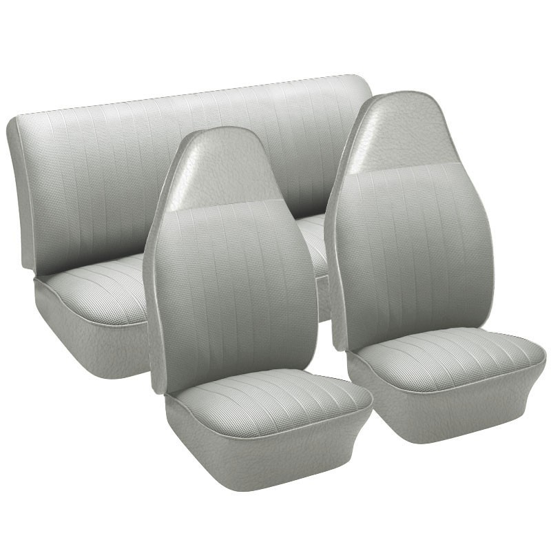 kit housses de sièges gris clair 73  pour sièges AVEC APPUIS...