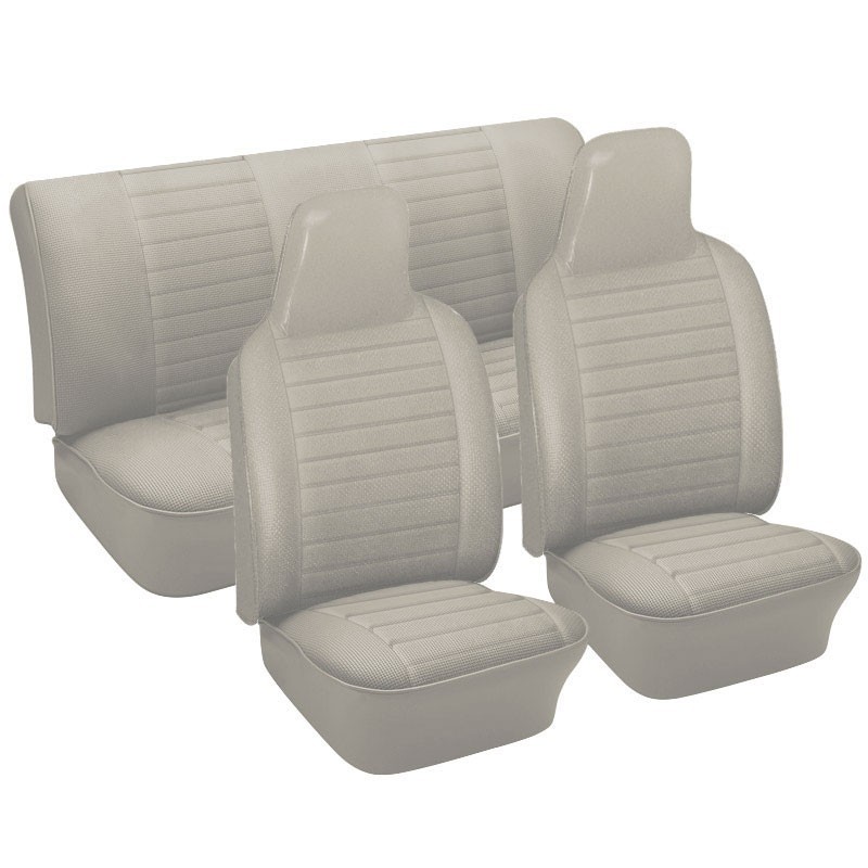 kit housses de sièges gris clair 74-76  pour sièges AVEC APP...