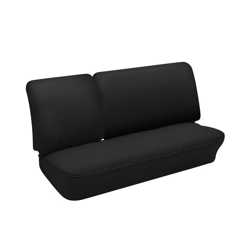 housses de banquette du milieu avec basculement pour T2 68-73 en Basketweave Noir ( dièze 01)