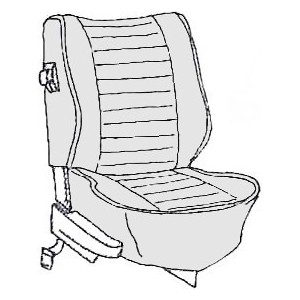 kit housses de sièges noir...