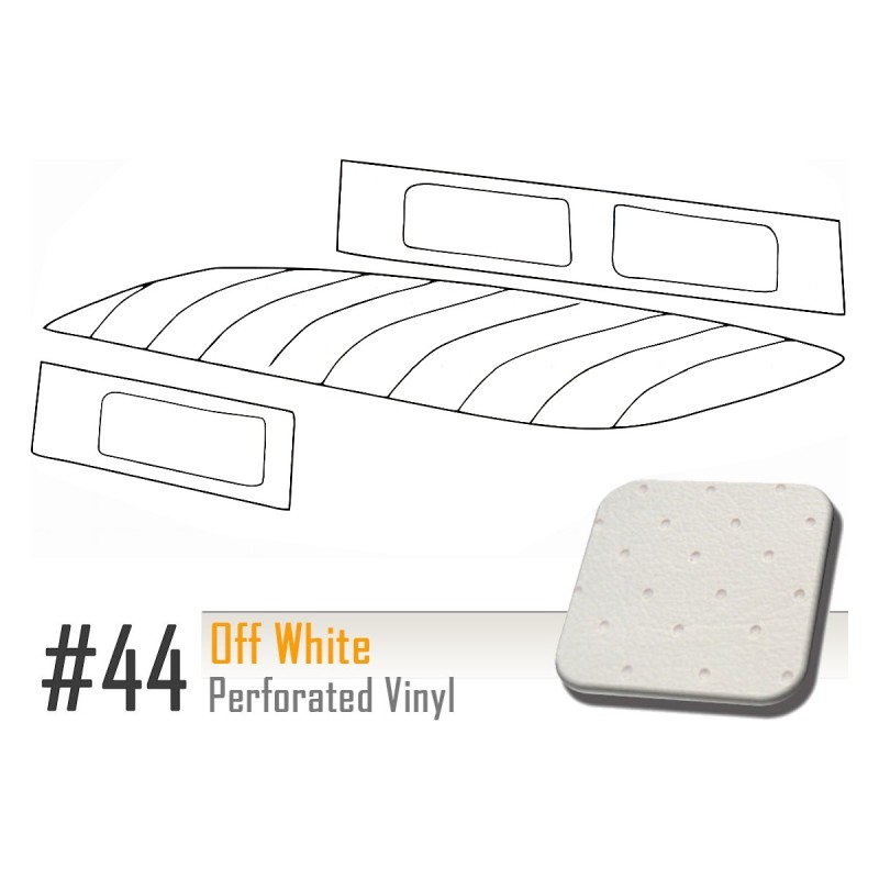 ciel de toit 72-79 marque TMI en vinyl perforé OFF WHITE diè...