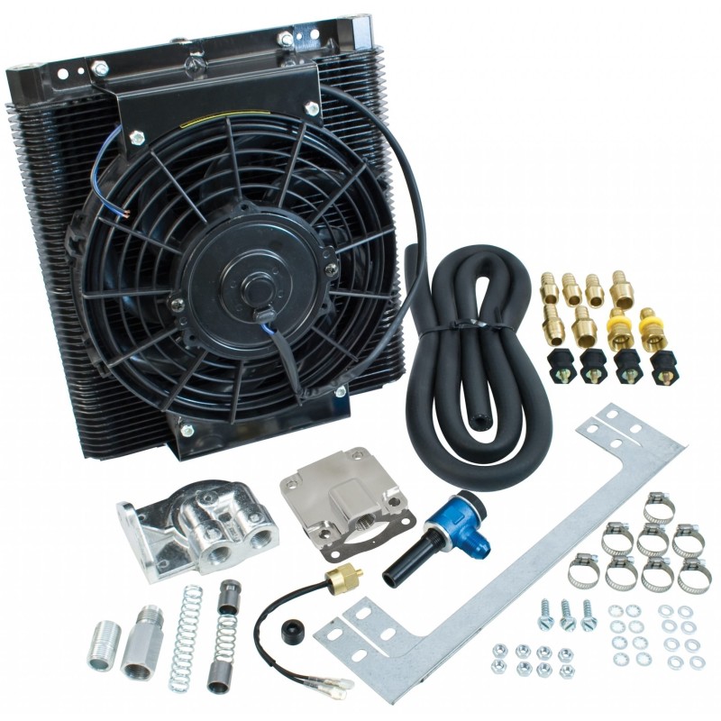 kit radiateur huile complet 96 plaques avec ventilateur