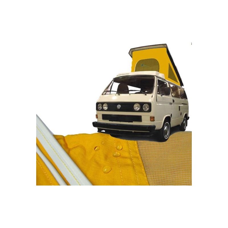 toile de T25 Westfalia 5/84-90 à 3 fenêtres JAUNE qualité supéri...