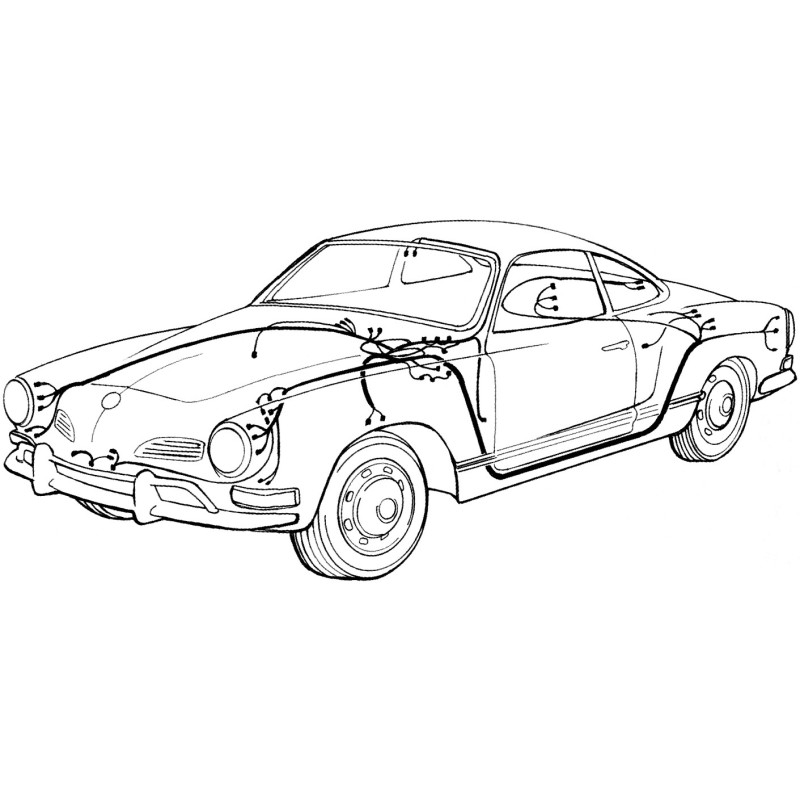 système électrique 72-73ces kits reprennent les couleurs ori...