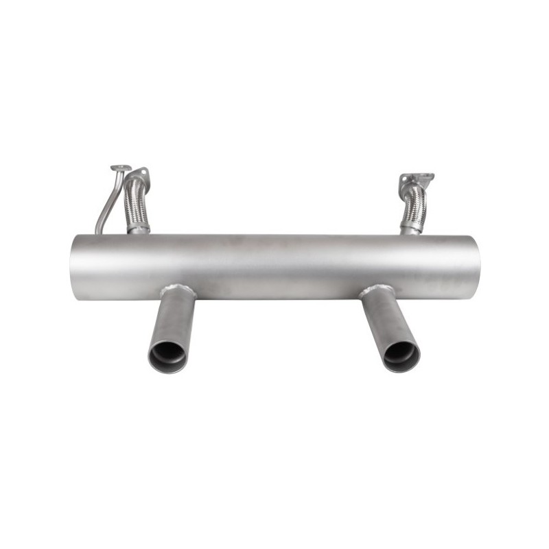 échappement Sport 13/1600cc en INOX avec 2 sorties passant à la place des sorties d'origine