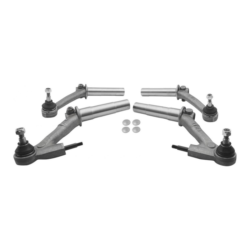set de 4 bras de suspensions forgés avec les rotules pour train avant à rotules 8/65-