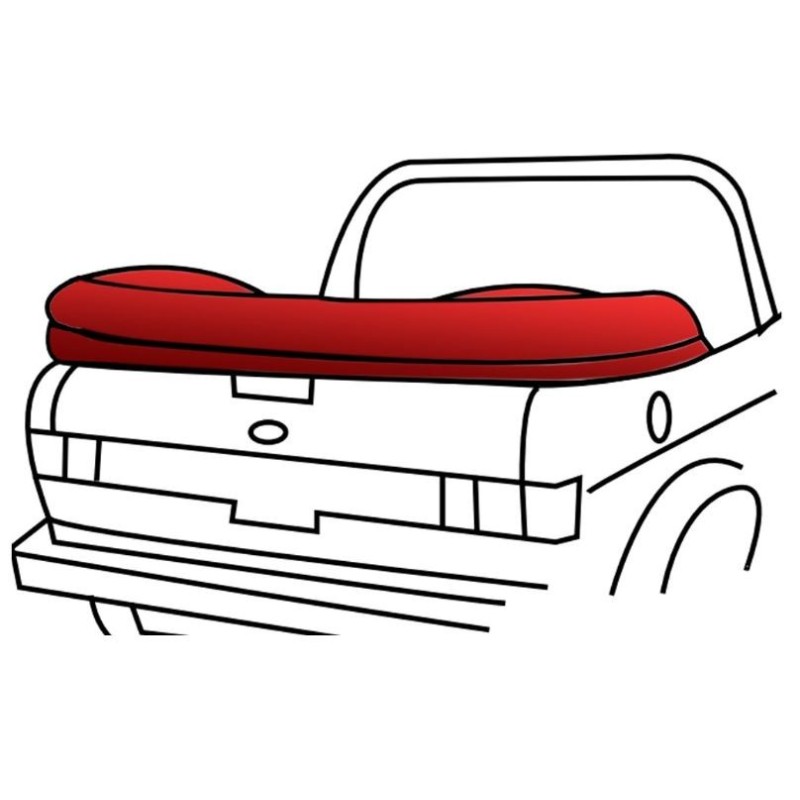 couvre capote noir en Vinyl POUR G1 années : 82-93