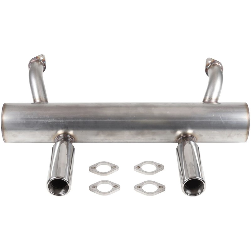 échappement Sport 13/1600cc performance diamètre 42mm en INOX sans réchauffeurs