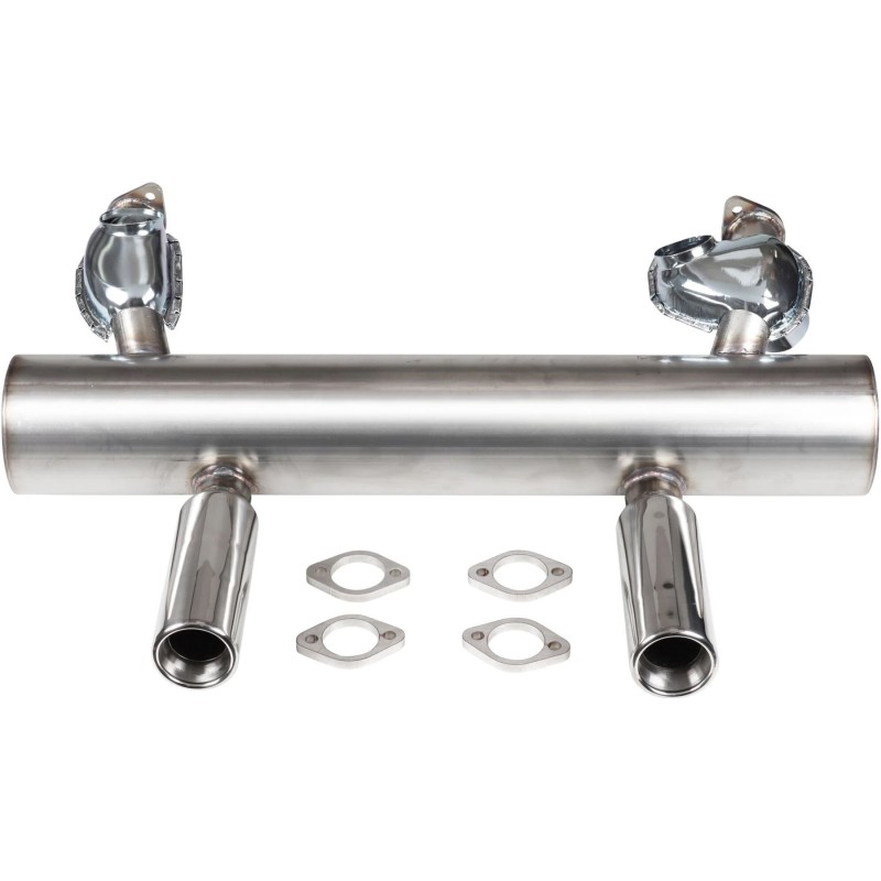 échappement Sport 13/1600cc performance diamètre 42mm en INOX avec réchauffeurs