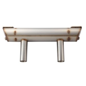 échappement Vintage Speed SPORT MUFLER 50/35 pour moteur T4 dans T1 avec sortie style origine