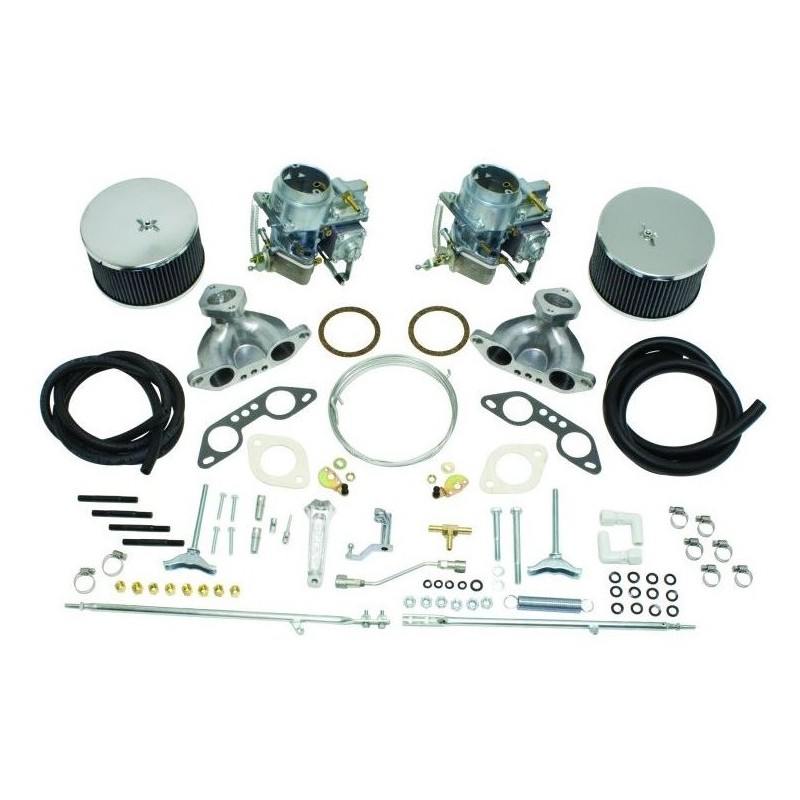 kit doubles carburateurs EMPI 40mm type Kadron pour moteur T4