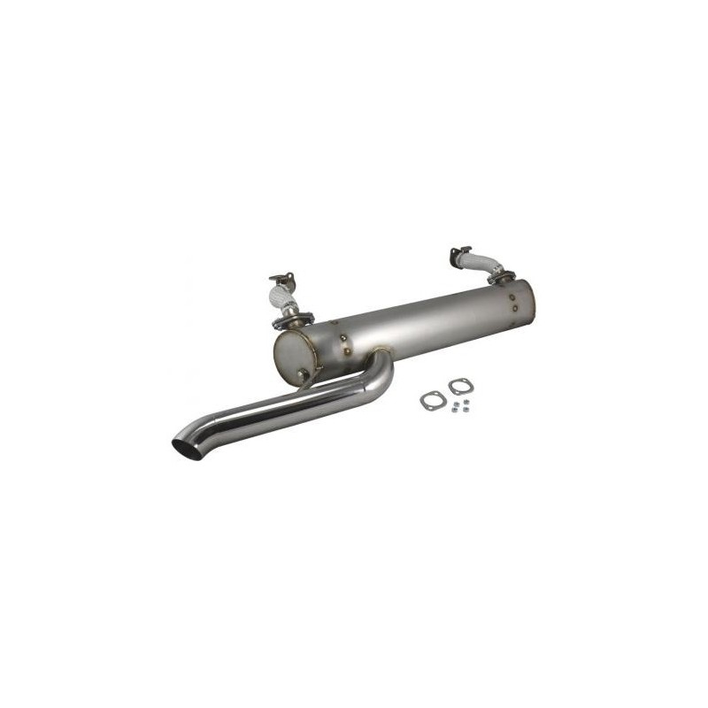échappement Vintage Speed avec préchauffage SPORT MUFLER pour T2 -67 avec sortie style origine