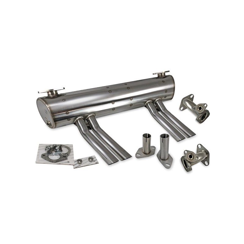 échappement Vintage Speed avec préchauffage style ABARTH pour moteur 25-30cv