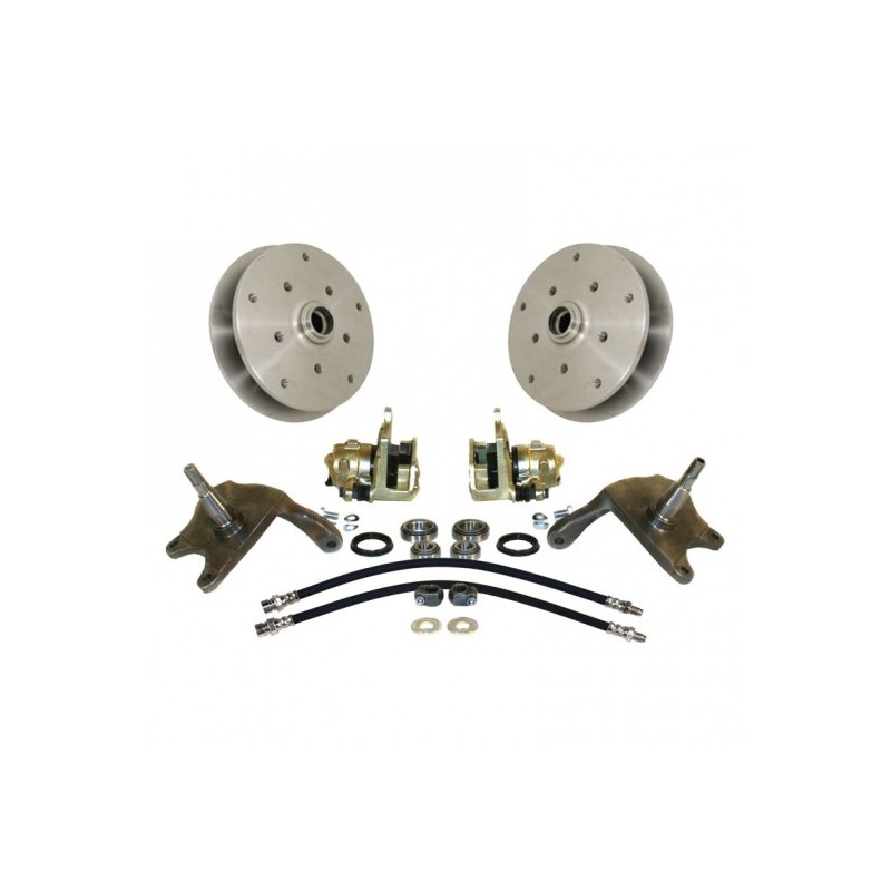 kit frein à disques avant 5x205 pour pivots -7/65 EMPI avec fusées décalées