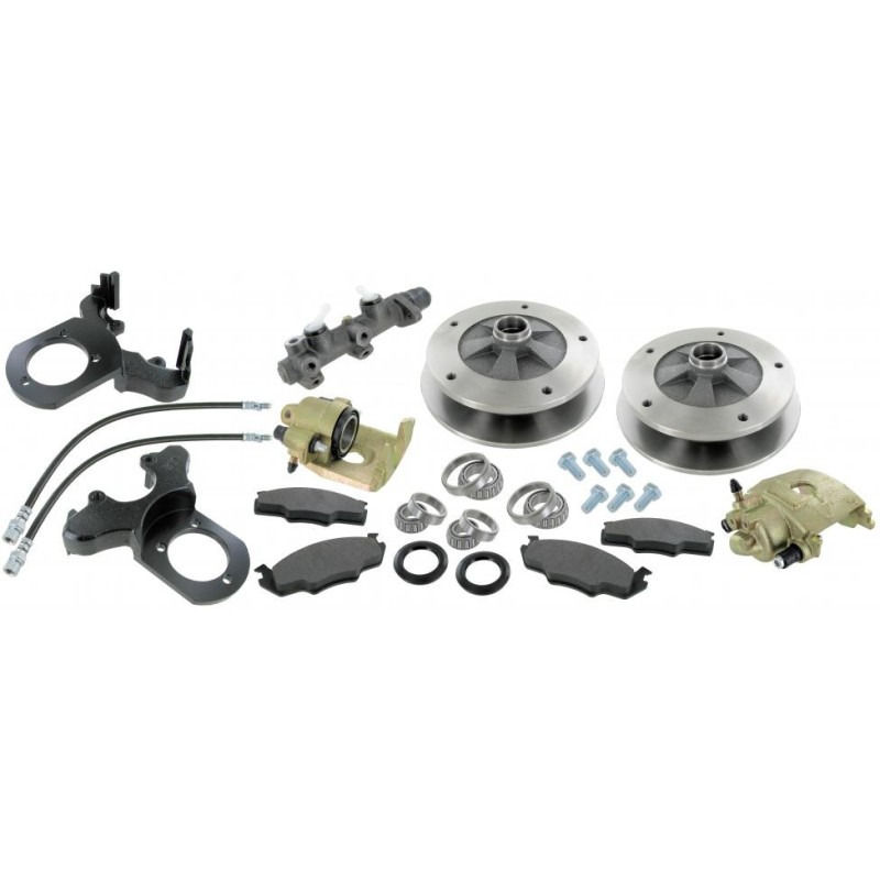 kit frein à disques avant 5x205 pr rotules 8/65-7/68 complet...