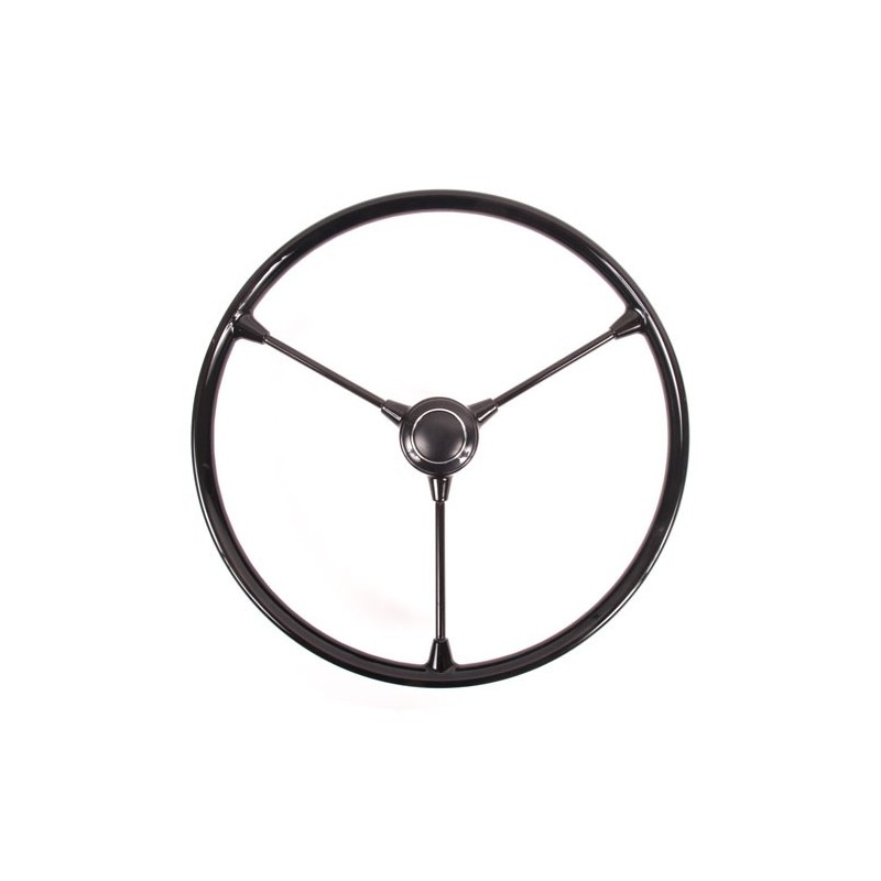 volant 3 branches standard 49-60 noir
