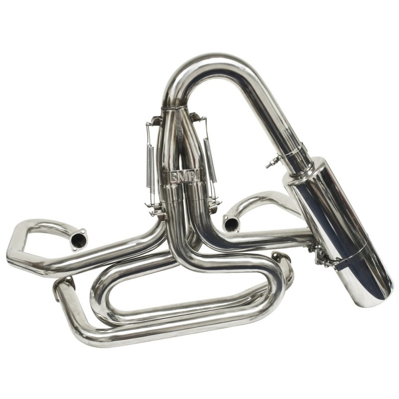 échappement Buggy 4 en 1  inox avec silencieux INOX