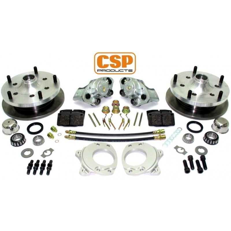 kit frein à disques avant 5x205 CSP T2 55-63 pour jantes 14''