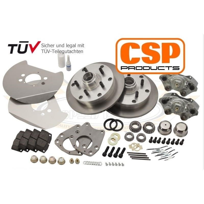 kit frein à disques avant 5x130 CSP T2 64-70 pour jantes 15''