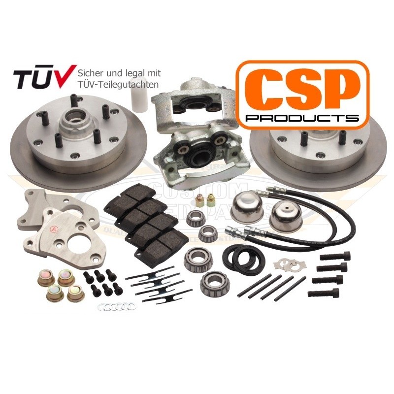 kit freins à disques avant 5 x 130 CSP T1 -65 déport 0