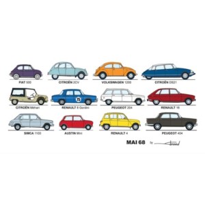 carte postale MAI 68...