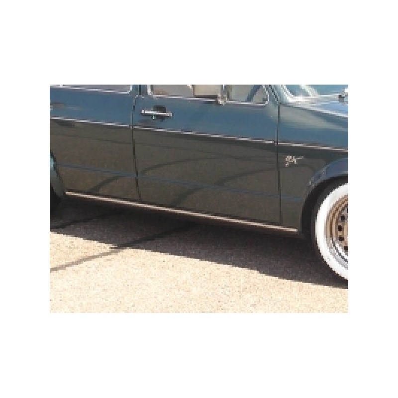 set de 2 baguettes aluminium sur bas de caisse de Golf 1