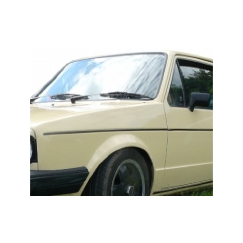 set de 8 baguettes noires sur tour de caisse pour Golf 1  5 portes