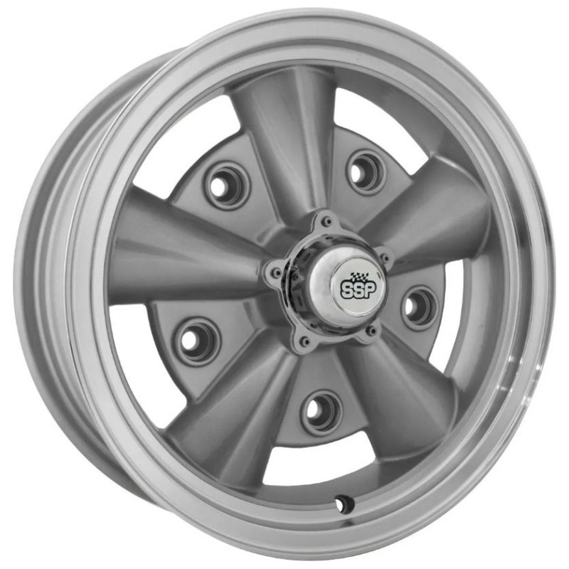 jante SSP CREST grise  5,5x15"  5 x 205  (ET 12)