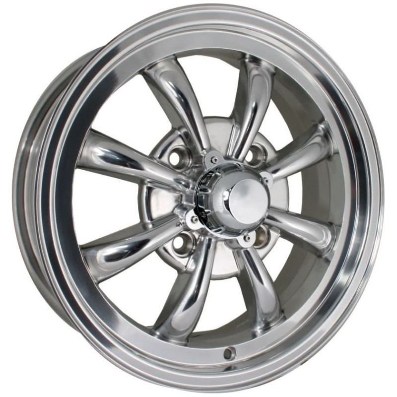 jante GT 8 branches polie  5,5x15"  4 x 130  (ET 30)  SSP