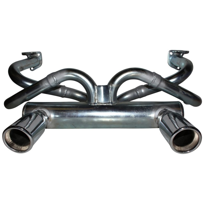 échappement Sport Monobloc 1200cc avec 2 sorties chromées passant à la place des sorties d'origine JOPEX