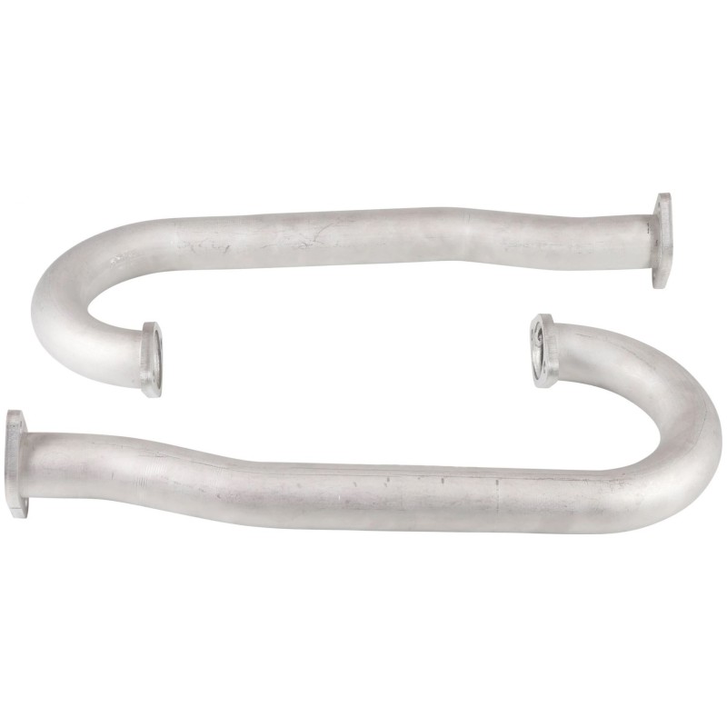 set de 2 J tubes inox flangés 42mm (1 1/2") pour échappement 23157/23158